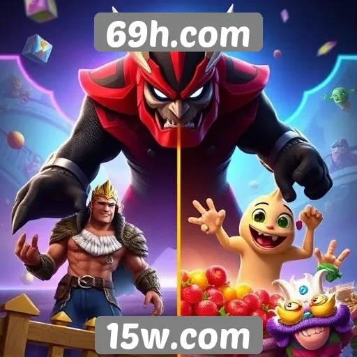 Comparação entre jogos populares na plataforma 69h.com